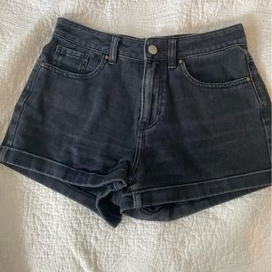 Pacsun black jean shorts